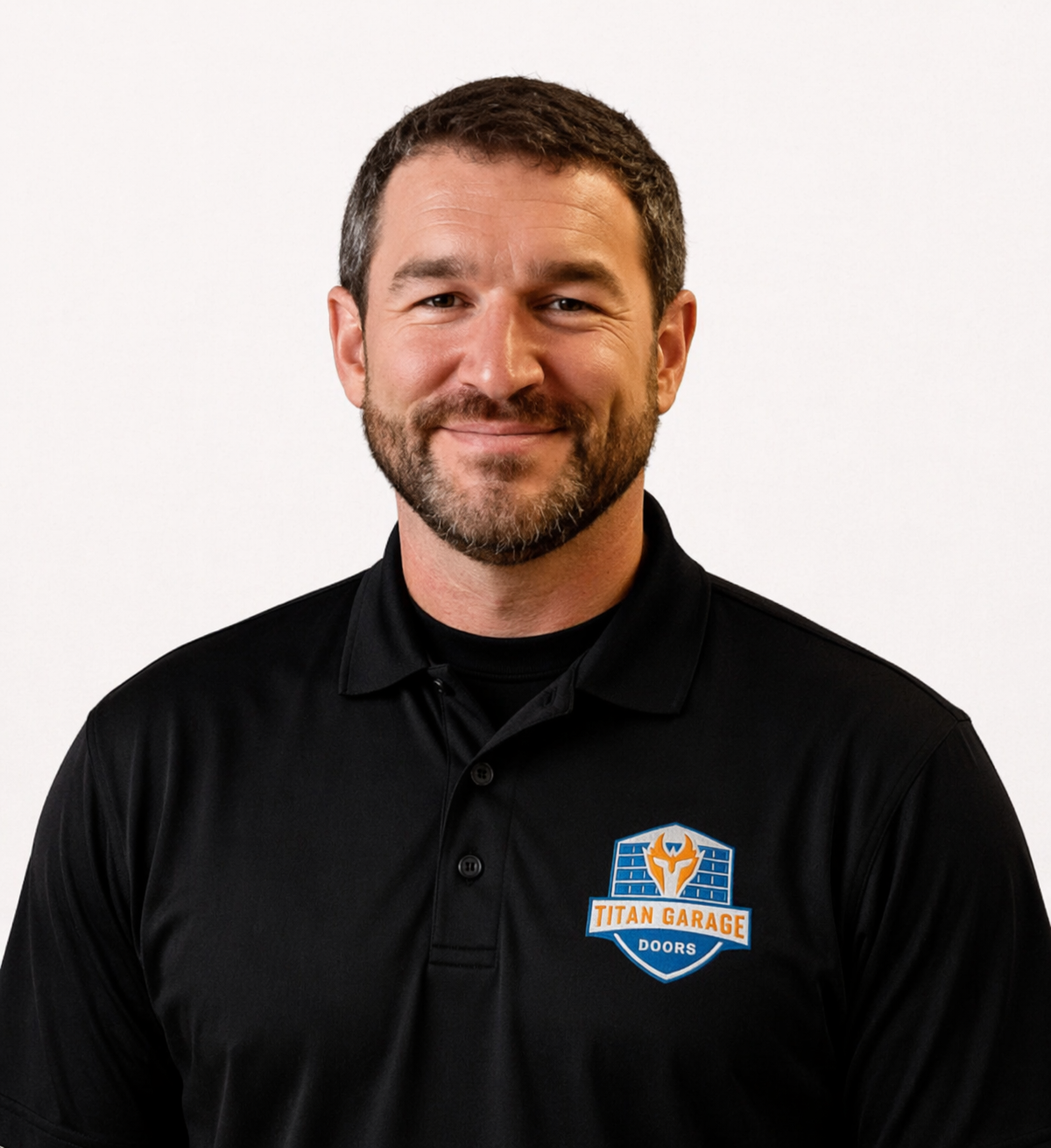 A close-up image of Phil M., services manager at Titan Garage Doors WI