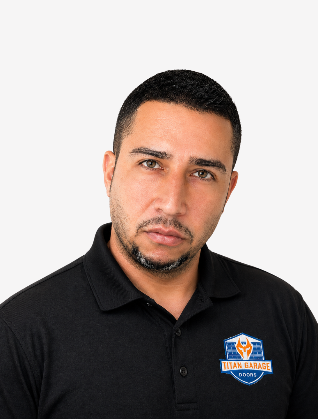 A close-up image of Paul P., garage door technician at Titan Garage Doors WI