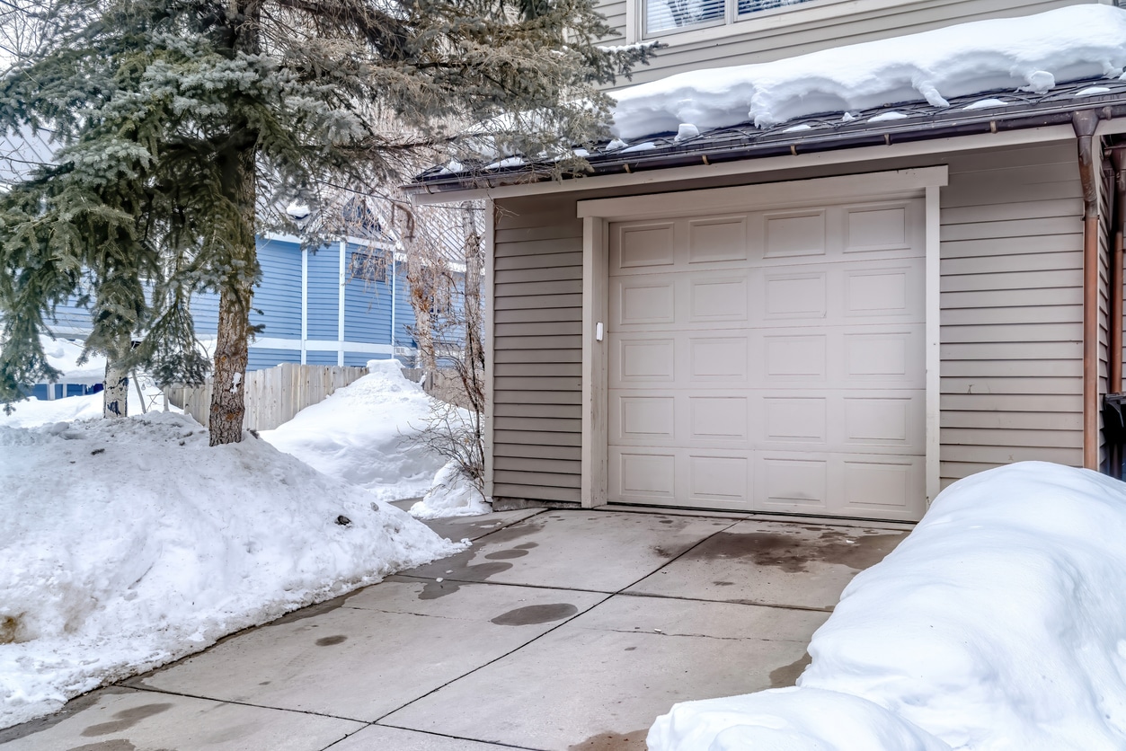 Garage door background image
